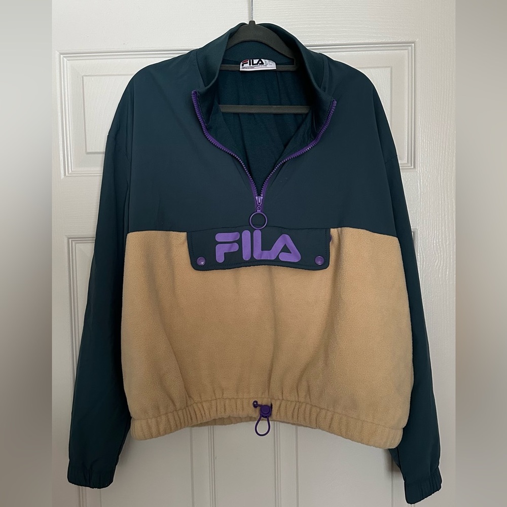 Fila quarter zip vintage jacket